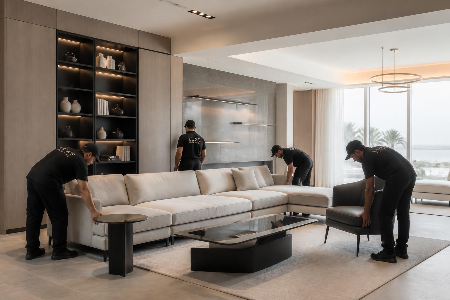 Furnished residential lounge