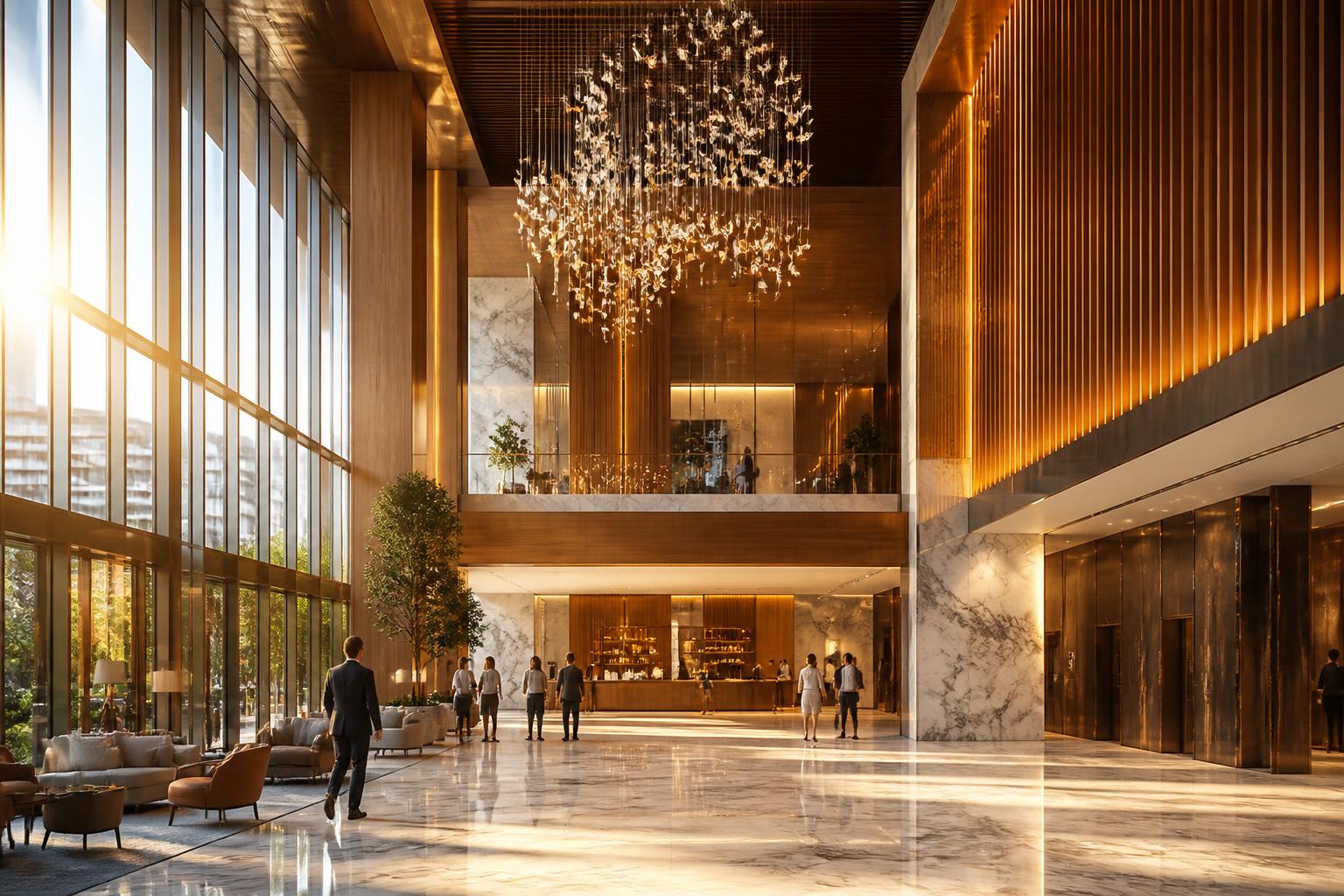 Grand corporate atrium fit-out, Dubai