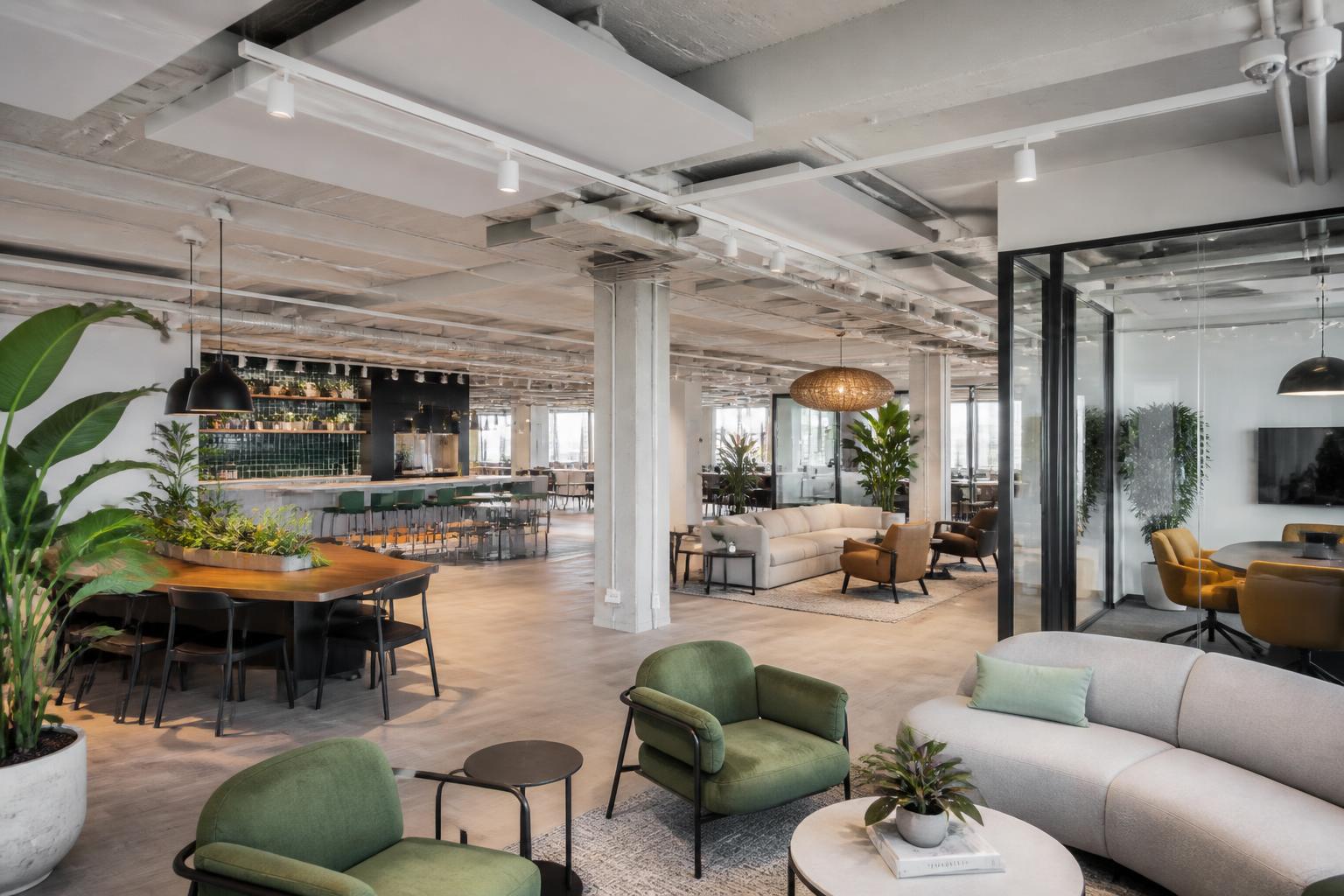 Modern workspace fit-out by Pragmatic