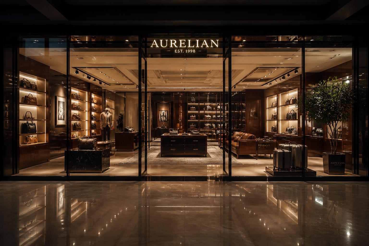 Luxury retail interior fit-out
